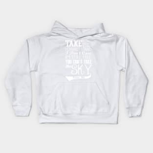 Firefly Theme song quote (white version) Kids Hoodie